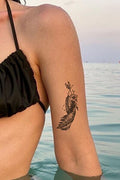 Tüy Kol Geçici Dövme Tattoo