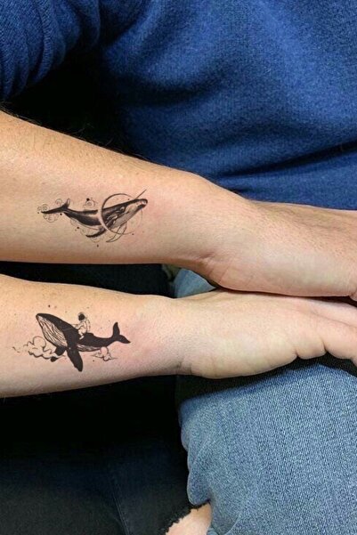 Balina Tattoo Kol Geçici Dövme