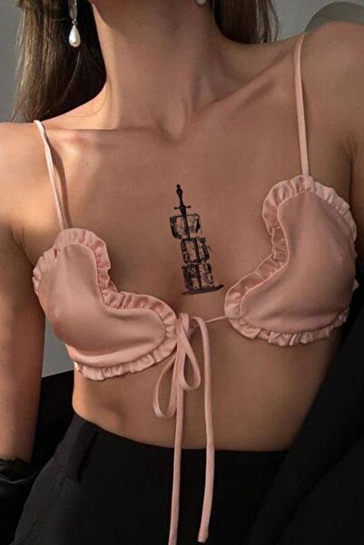 Kılıç Buz Küpleri Göğüsarası Sırt Bacak Kasık Geçici Dövme Tattoo