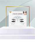 Holografik Kristal Yüz Taşı Face Sticker