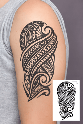 Geçici Trabel Figürlü Dövme Tattoo