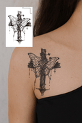 Geçici Kelebek Figürlü Mini Dövme Tattoo