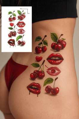 Geçici Karışık Model Dövme Tattoo