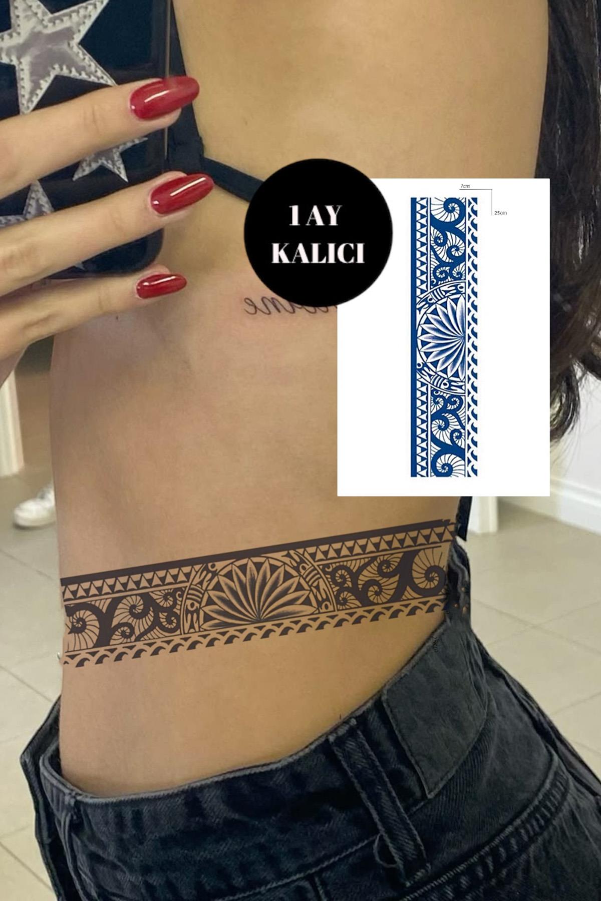 Figürlü 12 Saat Sonra Kararan Geçici Dövme Tattoo