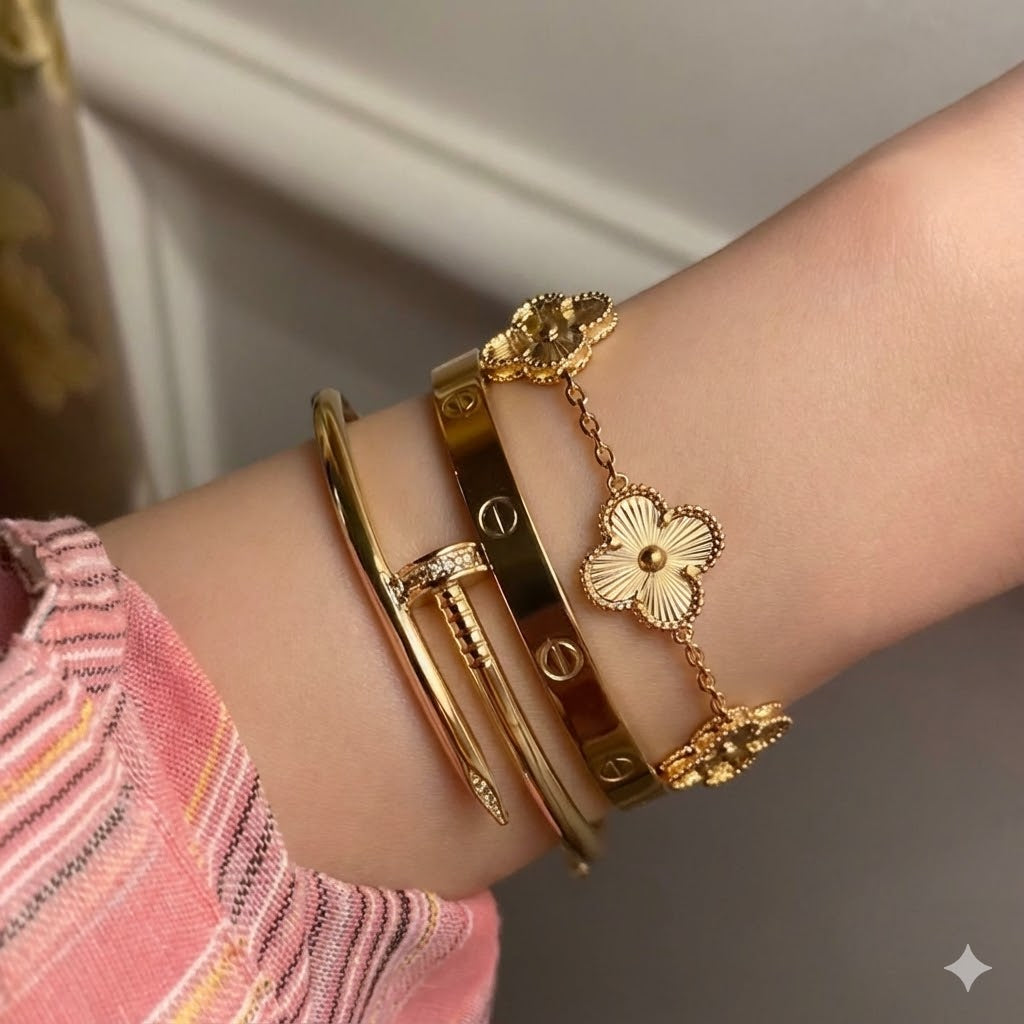 3'Lü Efsane- AŞK+Çivi +Yonca Bileklik